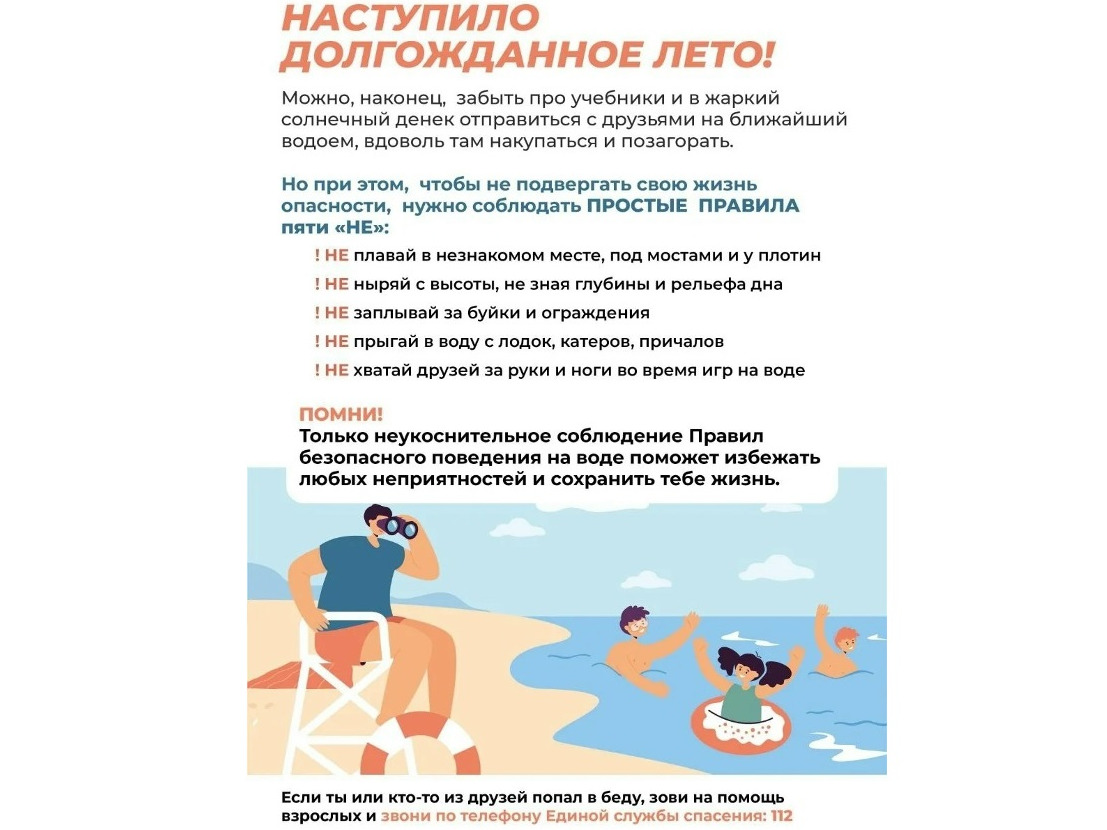 Безопасность на воде.